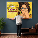 Pop Art Print Bathroom Sign Wall Art Canvas Print — Funny by MyGreatCanvas | Canvas Wall Art Prints | Photo Prints & Wall Decor