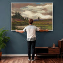 Gustav Macoun Heathland Canvas Print, Czech Landscape Oil by MyGreatCanvas | Canvas Wall Art Prints | Photo Prints & Wall Decor