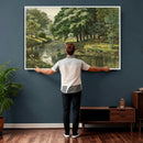Forest Stream Canvas Wall Art, Peder Monsted A Forest Stream by MyGreatCanvas | Canvas Wall Art Prints | Photo Prints & Wall Decor