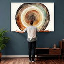 Natural Wood Slice Wall Art Canvas Print, Tree Ring Wall by MyGreatCanvas | Canvas Wall Art Prints | Photo Prints & Wall Decor