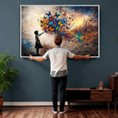 Banksy Girl Wall Art Canvas Print for Living Room Decor by MyGreatCanvas | Canvas Wall Art Prints | Photo Prints & Wall Decor