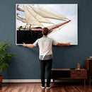 Sailboat Wall Art Canvas Print, Vintage Ship Bow Framed by MyGreatCanvas | Canvas Wall Art Prints | Photo Prints & Wall Decor