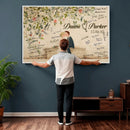 Wedding Guest Book Alternative Wall Art Canvas Print, Personalized Wedding Signature Poster, Custom Couple Photo Guestbook Canvas by MyGreatCanvas | Canvas Wall Art Prints | Photo Prints & Wall Decor
