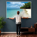 Puerto Rico Beach Paradise Wall Art – Tropical Coastal Print by MyGreatCanvas | Canvas Wall Art Prints | Photo Prints & Wall Decor