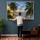 Puerto Rico Beach Paradise Wall Art – Tropical Coastal Print by MyGreatCanvas | Canvas Wall Art Prints | Photo Prints & Wall Decor