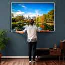 Charlotte Skyline Canvas Wall Art Print – North Carolina Cityscape Photography Print by MyGreatCanvas | Canvas Wall Art Prints | Photo Prints & Wall Decor