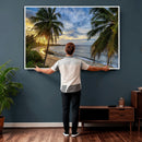 Mar Chiquita Beach Puerto Rico Canvas Wall Art, Manati Caribbean Coastal Photography Print, Tropical Ocean Sunset Decor by MyGreatCanvas | Canvas Wall Art Prints | Photo Prints & Wall Decor