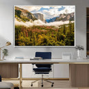 Half Dome Yosemite Canvas Wall Art – Majestic Triptych