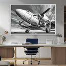 Vintage Airplane on Runway Canvas Print by MyGreatCanvas | Canvas Wall Art Prints | Photo Prints & Wall Decor