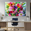 Oil Flower Abstract Canvas Print by MyGreatCanvas | Canvas Wall Art Prints | Photo Prints & Wall Decor