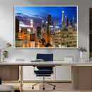 Los Angeles Night Wall Art Canvas Print