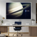 Framed Saturn Wall Art Canvas Print