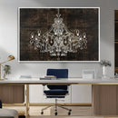 Rustic Chandelier Canvas Print by MyGreatCanvas | Canvas Wall Art Prints | Photo Prints & Wall Decor