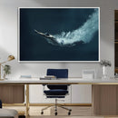 Swimmer Wall Art Canvas Print