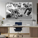 American Football Player Wall Art Canvas Print by MyGreatCanvas | Canvas Wall Art Prints | Photo Prints & Wall Decor