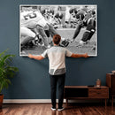 American Football Player Wall Art Canvas Print