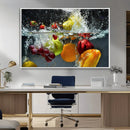 Kithen Vegetables World Wall Art Canvas Print