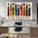 Abstract African Women Wall Art Canvas Print by MyGreatCanvas | Canvas Wall Art Prints | Photo Prints & Wall Decor