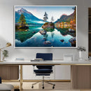 Crystal Clear Lake Wall Art | Mountains Wall Art Canvas | 3 by MyGreatCanvas | Canvas Wall Art Prints | Photo Prints & Wall Decor