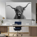 Texas Cow Wall Art Canvas, Texas Longhorn Cattle Canvas by MyGreatCanvas | Canvas Wall Art Prints | Photo Prints & Wall Decor