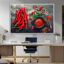Red Pepper Kitchen and Restaurant Wall Wall Art, Red Pepper by MyGreatCanvas | Canvas Wall Art Prints | Photo Prints & Wall Decor