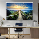 Mountain and Sunset Wall Art Canvas Print by MyGreatCanvas | Canvas Wall Art Prints | Photo Prints & Wall Decor