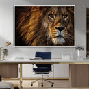 Mighty Lion Wall Art Canvas Print – Majestic Animal Portrait