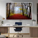 Foggy Forest Wall Art Landscape Canvas Print