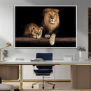 Lion Canvas Wall Art – Majestic Animal Print Artwork for by MyGreatCanvas | Canvas Wall Art Prints | Photo Prints & Wall Decor