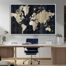 World Map Canvas Print – Detailed Map of the World Wall Art by MyGreatCanvas | Canvas Wall Art Prints | Photo Prints & Wall Decor