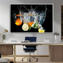 Kitchen Wall Art, Kitchen Fruits Art Canvas Print