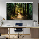 Natural Landscape Wall Art Relaxing Forest Canvas Print