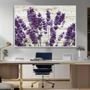 Lavender Canvas Wall Art Flower Print