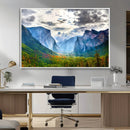 Yosemite Park Half Dome 3 Panel Canvas Print | Large Giclée by MyGreatCanvas | Canvas Wall Art Prints | Photo Prints & Wall Decor