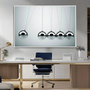 Newton's Cradle Wall Art Canvas Print, Framed Newton Cradle