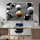 Wall Art Pool Table and Balls Canvas Print by MyGreatCanvas | Canvas Wall Art Prints | Photo Prints & Wall Decor