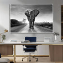 Black and White Elephant Wall Art Canvas Print by MyGreatCanvas | Canvas Wall Art Prints | Photo Prints & Wall Decor