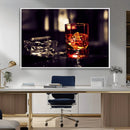 Whiskey and Cigar Canvas – Luxurious Wall Art for Home or