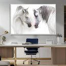 White Horse Wall Art Animal Canvas Print by MyGreatCanvas | Canvas Wall Art Prints | Photo Prints & Wall Decor