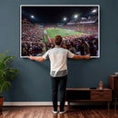 Washington-Grizzly Stadium Canvas Print, American Football