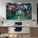 American Football Playing Wall Art Canvas Print by MyGreatCanvas | Canvas Wall Art Prints | Photo Prints & Wall Decor