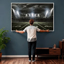 American Football Stadium Wall Art Canvas Print, Stadium