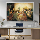 Last Supper Wall Art Canvas Print, Framed Jesus Painting Art