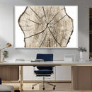 Abstract Wood Tree Ring Wall Art - Ready to Hang Minimalist