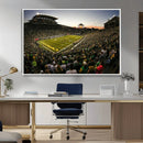 Oregon Stadium Canvas Wall Art - Captivating Game Day Scene