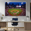 St. Louis Cardinals Baseball Team Print - Busch Stadium Wall by MyGreatCanvas | Canvas Wall Art Prints | Photo Prints & Wall Decor