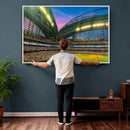 Milwaukee Brewers Baseball Team Print Canvas- American