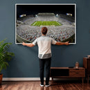 Beaver Stadium Night Game Triple Canvas Wall Art - Penn