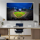 Truist Park Night Game Canvas Art - Atlanta Braves Stadium