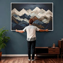 Wood Mountain Wall Art | Mountain Canvas Print Wood Decor | by MyGreatCanvas | Canvas Wall Art Prints | Photo Prints & Wall Decor